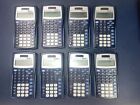 Lot of 8 Texas Instruments TI-30X IIS Scientific Calculators Quick Ship / Tested