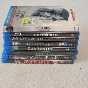 Modern Horror Films Lot of 8 Blu Ray Zombieland Witch Hereditary Quarantine More