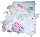 New ListingVTG LAMBS & IVY Bunny Balloons RARE Baby Nursery Crib Comforter & Decor Set of 5