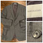 SAMUELSOHN - 42R - Gray Wool/Cashmere ‘Super Soft’ Sport Coat Blazer