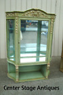 60650 Antique Victorian  Solid Oak Curio China Cabinet QUALITY FULDNER
