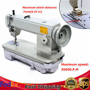 Industrial Leather Sewing Machine Heavy Duty Leather Fabrics Sewing Machine!