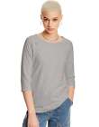 Hanes Women's T-Shirt Raglan Sleeve Tee Stretch Cotton Plain 6 Colors sz S-2XL