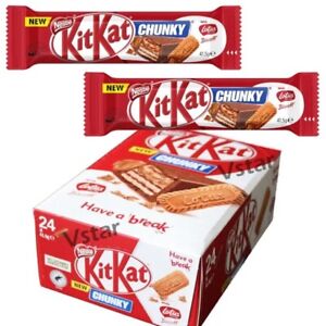 Kit Kat Chunky Lotus Biscoff 24 x 42g International Chocolate FULL CASE UNOPENED