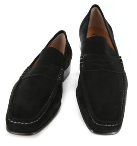 Sutor Mantellassi Black Shoes - Penny Loafers - 12/11 - (SM68344081)