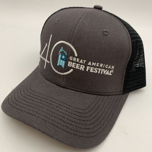 2022 Great American Beer Festival Hat Snapback Brewers 40th Annual