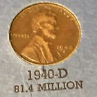 1940 D Lincoln Wheat Cent • #K1215