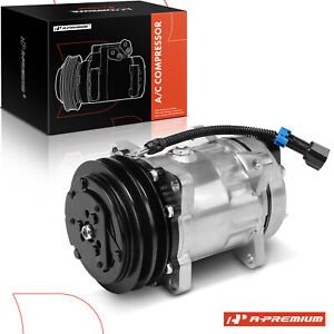 A/C Compressor with Clutch for Freightliner B2 FB65 FC80 FL50 FLD132 M2 100 S2C (For: More than one vehicle)