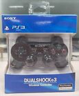 Black Controller For Sony Playstation 3 PS3 Unbranded Unofficial Works Wireless