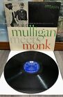 Mulligan Meets Monk DG MONO Riverside RLP 12-24 Thelonius Vinyl Jazz LP VG