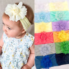 Baby Girls Hair Band Headband Flower Soft Elastic Headwear for Toddler Newborn☆