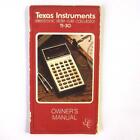 Texas Instruments TI-30 Calculator Owner's Manual Only Vintage 1976