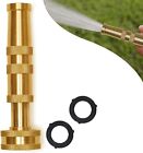 Morvat Solid Brass Heavy Duty Jet Garden Hose Twist Nozzle