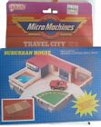 Micro Machines Travel City SUBURBAN HOUSE Fold-up Playset with Car Galoob 1987