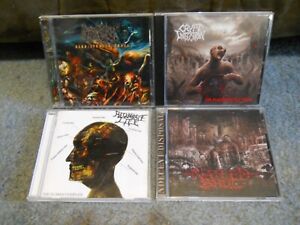 Brutal Death Metal Lot 4 CD Crypt Infection Asilent Regurgitate Life Nailed Shut