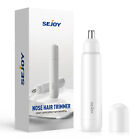 SEJOY Nose Hair Trimmer Shaver Eyebrow Ear Nose Hair Remover Portable Batteries