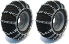 New Pair 2 Link TIRE Chains 20x10.00x8 for John Deere Lawn Mower Tractor Rider