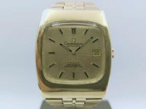 Authentic Omega Steel and Cap Gold Ref 168.0058 Cal.1011 Men's 34mm Watch
