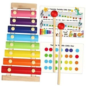 Xylophone for Kids Wood Xylophone with 2 Mallets Educational& Preschool