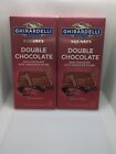 2xGhirardelli Squares Double Chocolate Milk Chocolate with Chocolate Filling Bar