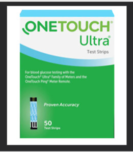50 OneTouch Ultra Test Strips - Exp 6/24 **Fast Free Shipping!!