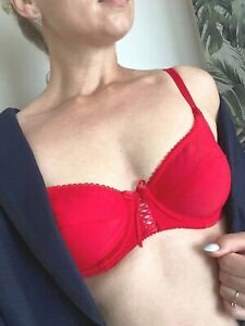 Ladies girls red everyday non padded underwired overbust Bra
