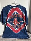 Vintage 2005 MLB Tie Dye Boston Red Sox T shirt Single Stitch USA Men’s Large