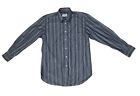 Brioni Neiman Marcus Striped Long Sleeve Button Up Collared Shirt, Men's Small