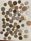 🔥Huge Lot Of 50+ Old Foreign Coins Various Countries & Dates Potential Silver🔥