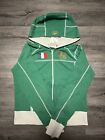 Italy National Team Roots Soccer Jacket Women Size Large Green italia