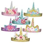 New Listingchiazllta 12 Pieces Unicorn Birthday Party Hats Unicorn Paper Party Crown