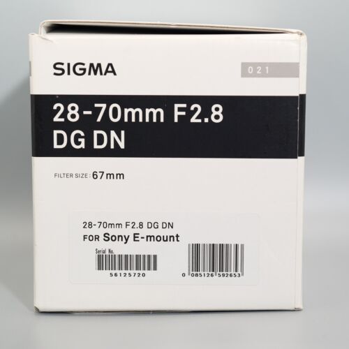 Sigma 28-70mm f/2.8 DG DN Contemporary Lens for Sony E-Mount