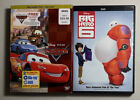 Disney 2 DVD + Blu-ray Lot: Cars (2006) + Big Hero 6 (2015)  VERY GOOD! FREE S/H