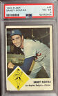 1963 Fleer #42 Sandy Koufax PSA 4 Los Angeles Dodgers HOF