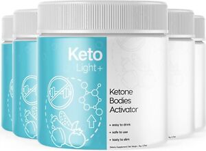 5 Pack - Keto Light Plus - Hydrating Drink Mix Support Supplement Powder 13.5 Oz