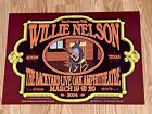 Original Willie Nelson Armadillo Concert Poster From Austin Texas Shows