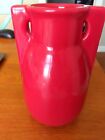 Teco Pottery Vase, Buttress 2, red, Retro, Arts & Crafts,2007