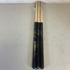 Zildjian 3 PACK* Hickory Dip Series Drum Sticks 5A Wood Tip Black Gold Lettering