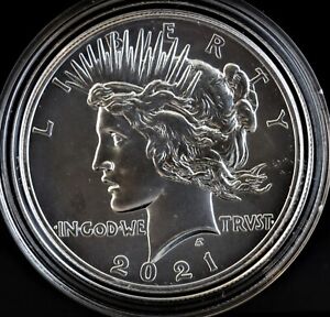 2021-P United States Mint Silver Peace Dollar w/ Box & COA