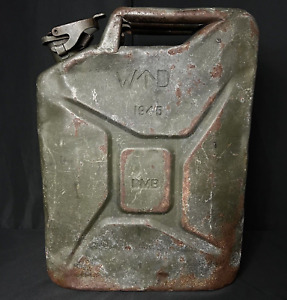 WW2 British Army War Department 1945 Jerrycan 5 Gallon Can Normandy Camo Jeep