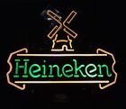 Vintage Heineken Windmill Light Up Plastic Beer Sign 21.5x17.5” - Excellent!