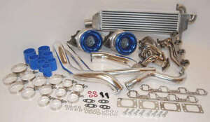 1979 - 1993 FOR FORD MUSTANG Twin Turbo Kit 750hp TT 260 289 302 351 5.0L 5L