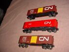 3-Lionel  Box Cars - ALL CANADIAN NATIONAL #9718 + #1298    0-027