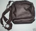 Black Fanny Pack Pouch Kangaroo Waist & Shoulder bag Faux Leather