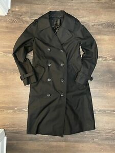 COACH Women's Trench Coat Black Size S