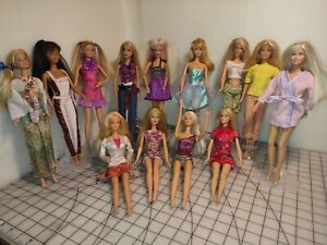 New ListingY2K Barbie Dolls Lot 13pc.(TLC) Fashion Fever,#1 NSYNC Fan,& Others Contemporary