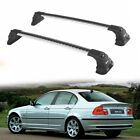 For BMW 3-series E46 Sedan 1998-2005 Roof Rack Cross Bars Fix Point  Silver 2pcs (For: BMW)