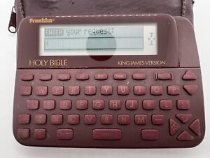 Franklin Electronic Holy Bible KJ-31 King James Version Works . c.1989-93