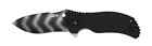 Zero Tolerance Black G-10 Folder  Knife Tiger Stripe S30V Plain edge 0350TS