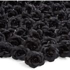 50 Pack Black Roses Artificial Flowers Bulk, 3